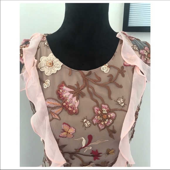 FOR LOVE AND LEMONS RUFFLE MINI DRESS - Picture 3 of 8